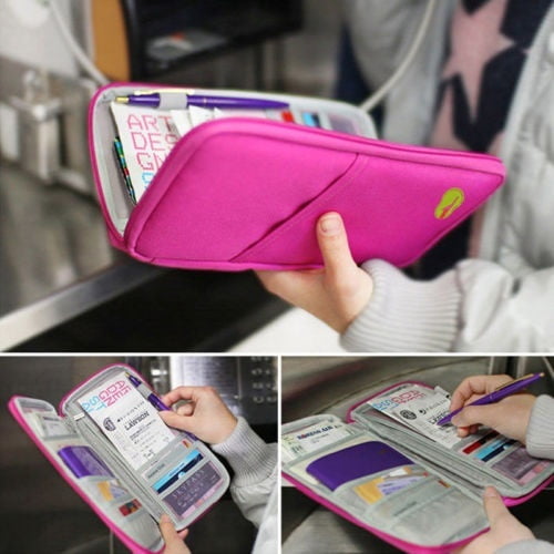Passport Bag Travel Wallet Credit Card Holder Cash Id Document Case Purse Cover Passport Bag Travel Wallet Credit Card Holder Cash Id Document Case Purse Cover